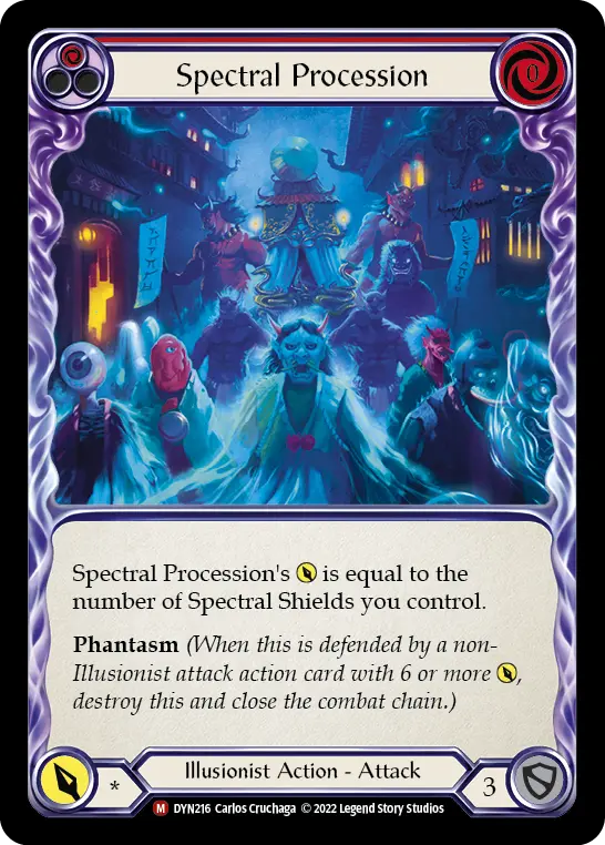 Spectral Procession (Red) DYN216