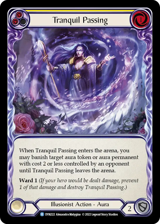 Tranquil Passing (Yellow) DYN222