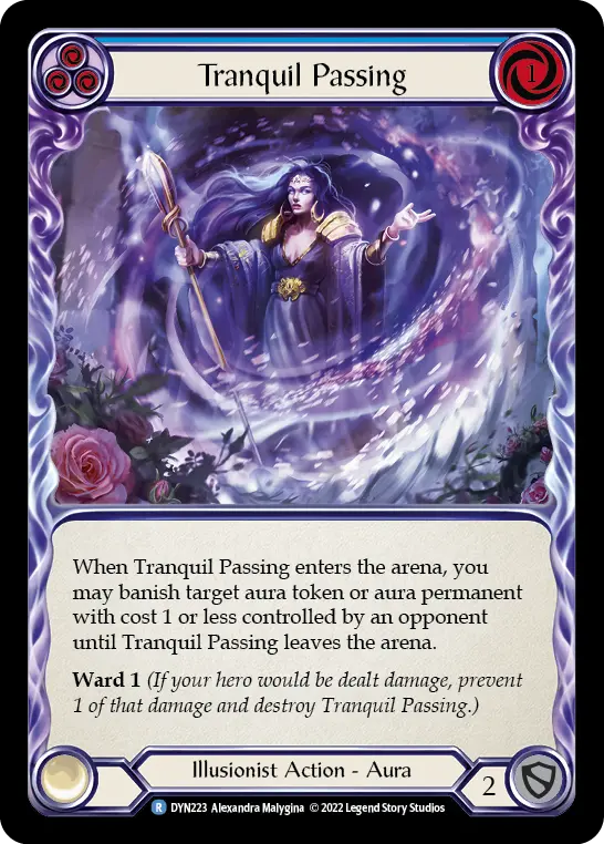 Tranquil Passing (Blue) DYN223