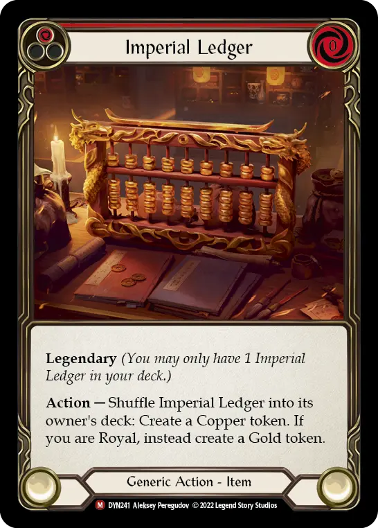 Imperial Ledger (Red) DYN241