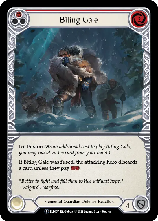 Biting Gale (Red) ELE007