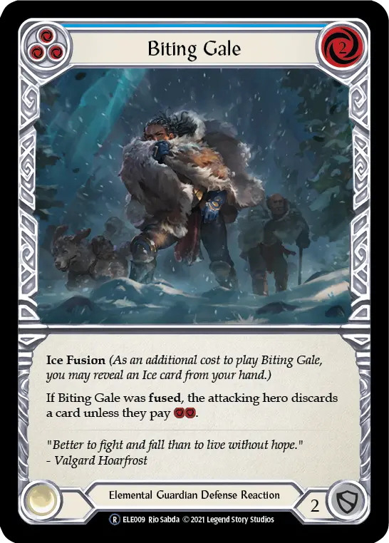 Biting Gale (Blue) ELE009