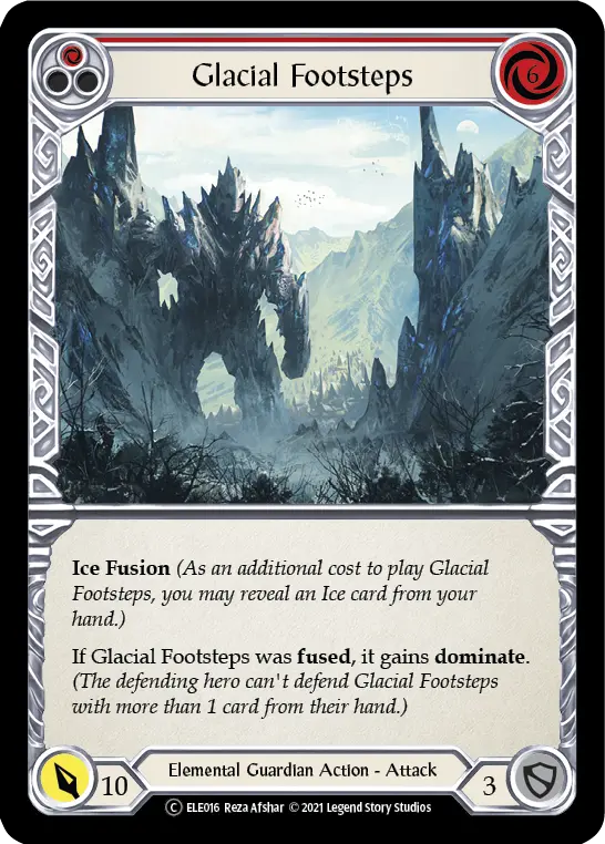 Glacial Footsteps (Red) ELE016