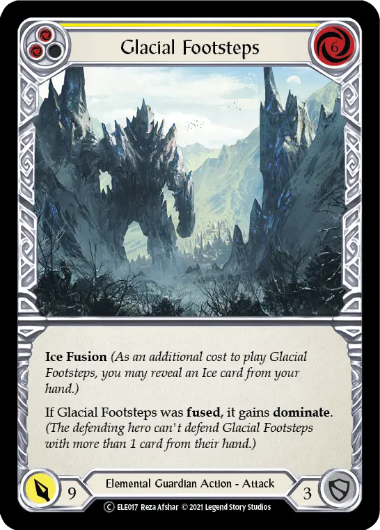 Glacial Footsteps (Yellow) ELE017