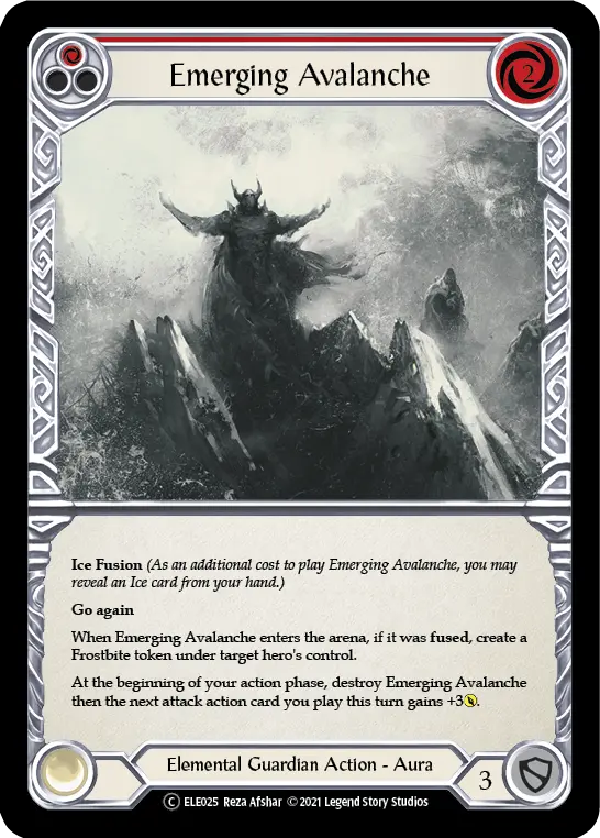 Emerging Avalanche (Red) ELE025