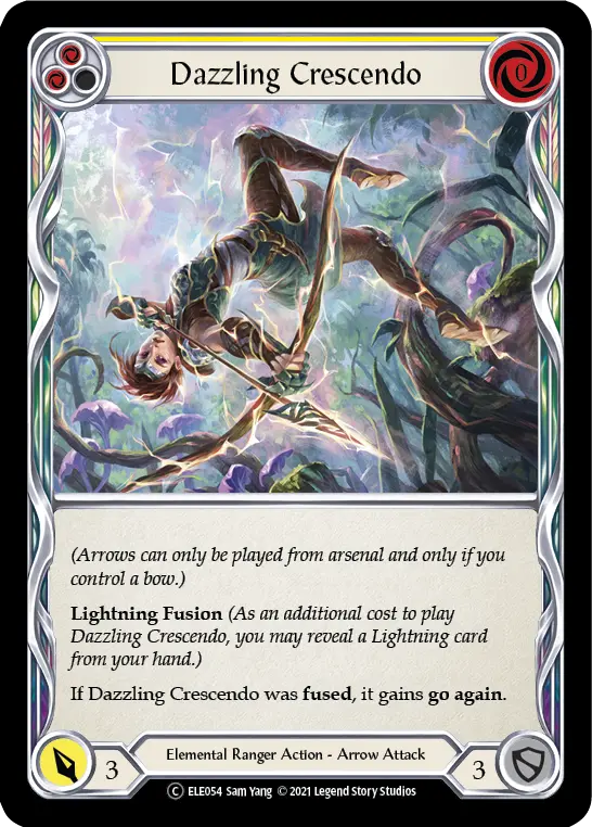 Dazzling Crescendo (Yellow) ELE054