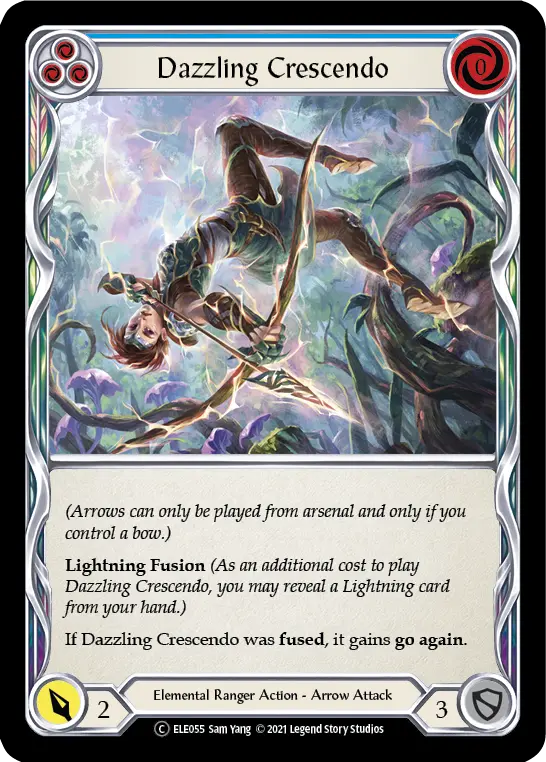 Dazzling Crescendo (Blue) ELE055