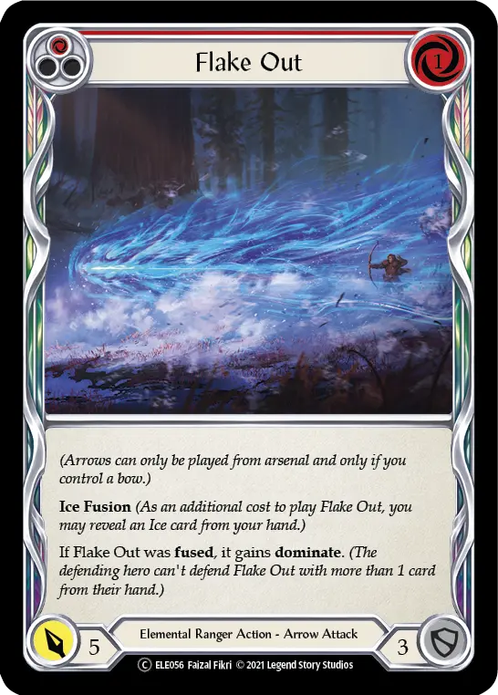 Flake Out (Red) ELE056