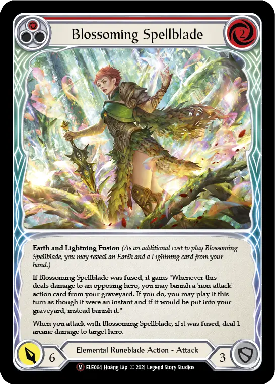 Blossoming Spellblade (Red)