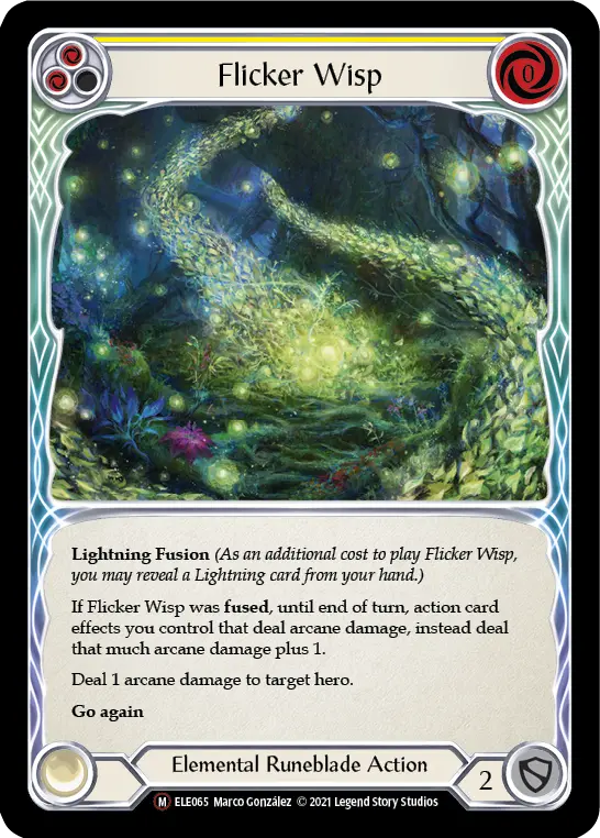 Flicker Wisp (Yellow)