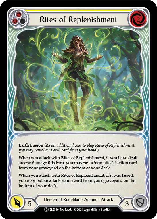 Rites of Replenishment (Yellow) ELE080