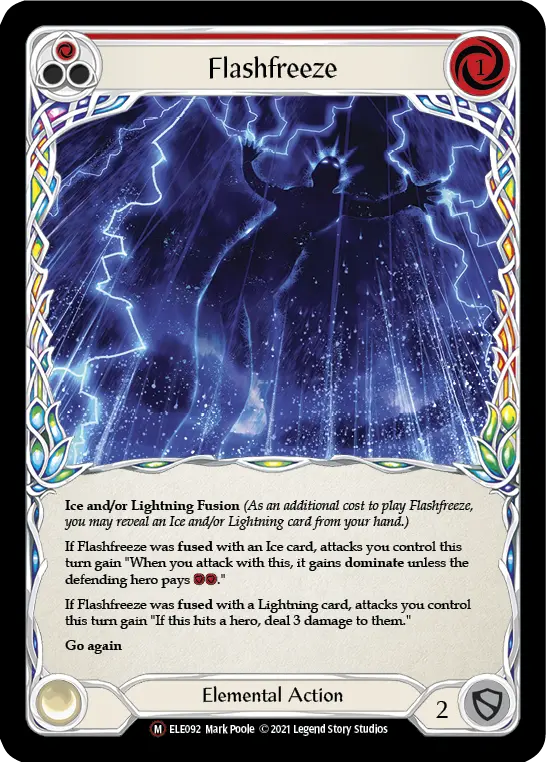 Flashfreeze (Red) ELE092
