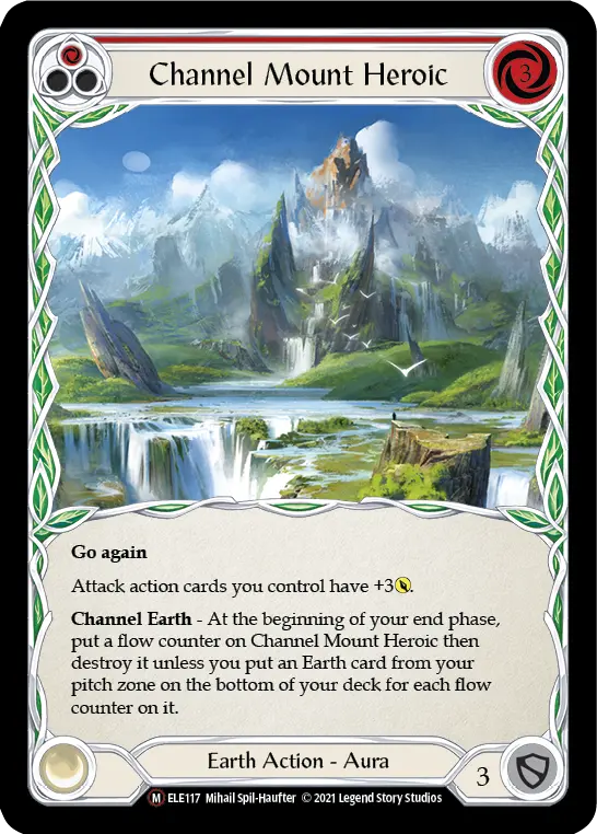Channel Mount Heroic (Red) ELE117