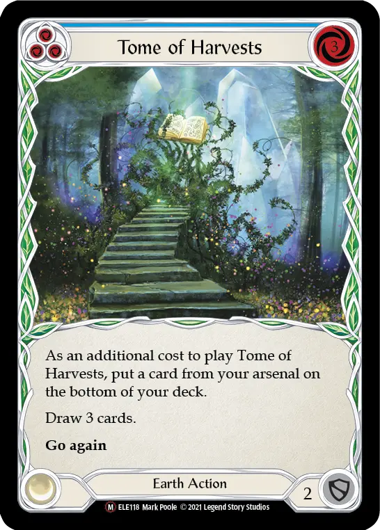 Tome of Harvests (Blue) ELE118