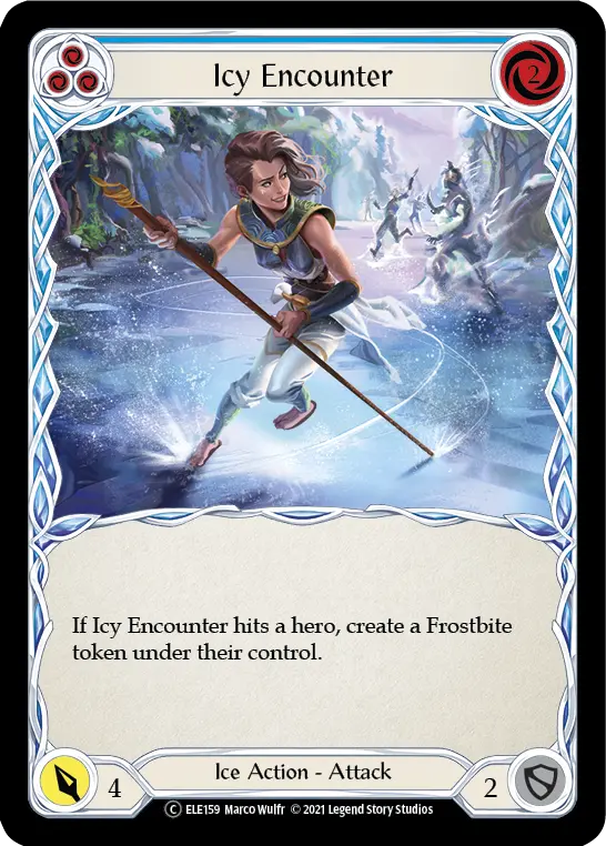 Icy Encounter (Blue) ELE159