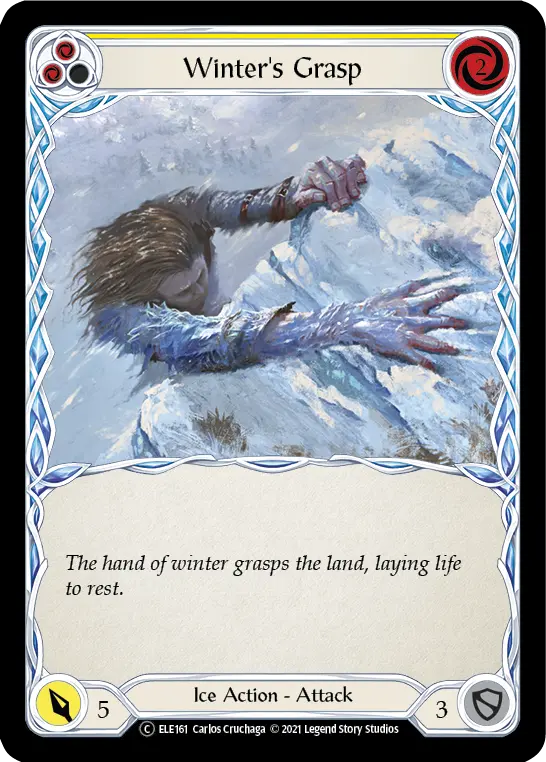 Winter's Grasp (Yellow) ELE161