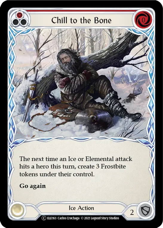 Chill to the Bone (Red) ELE163