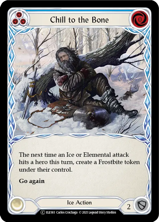 Chill to the Bone (Blue) ELE165