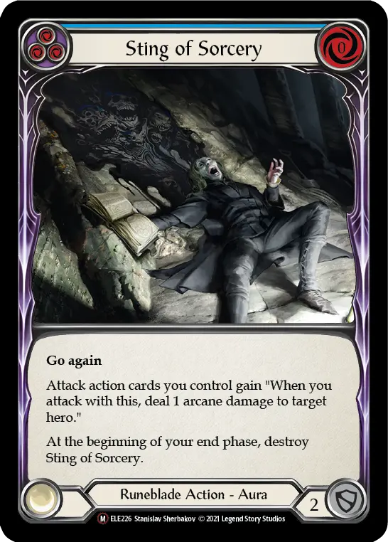 Sting of Sorcery (Blue) ELE226