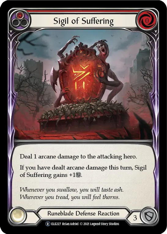 Sigil of Suffering (Red) ELE227