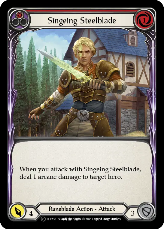 Singeing Steelblade (Red) ELE230