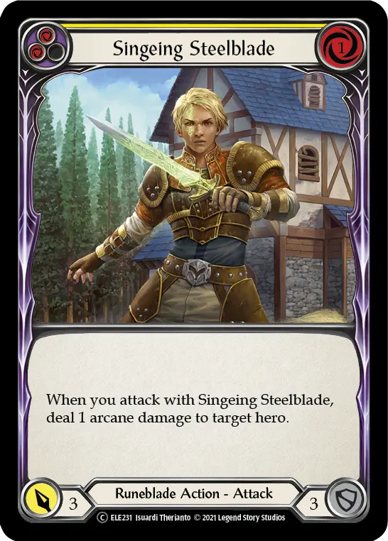 Singeing Steelblade (Yellow) ELE231