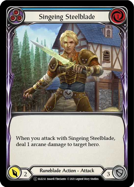 Singeing Steelblade (Blue) ELE232