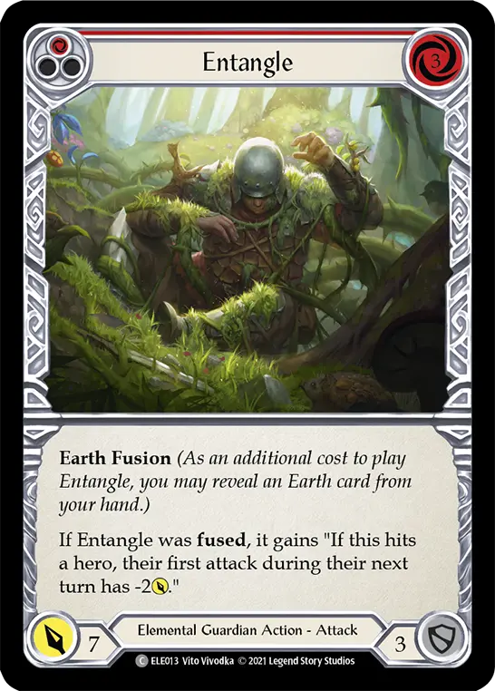 Entangle (Red) ELE013, carta de Flesh and Blood de Tales of Aria (1st Edition)