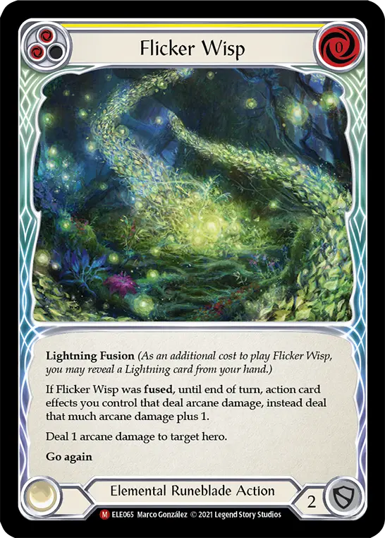 Flicker Wisp (Yellow)