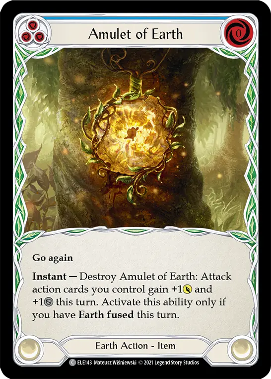 Amulet of Earth (Blue)