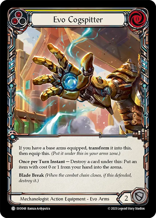 Evo Cogspitter (Yellow) EVO048