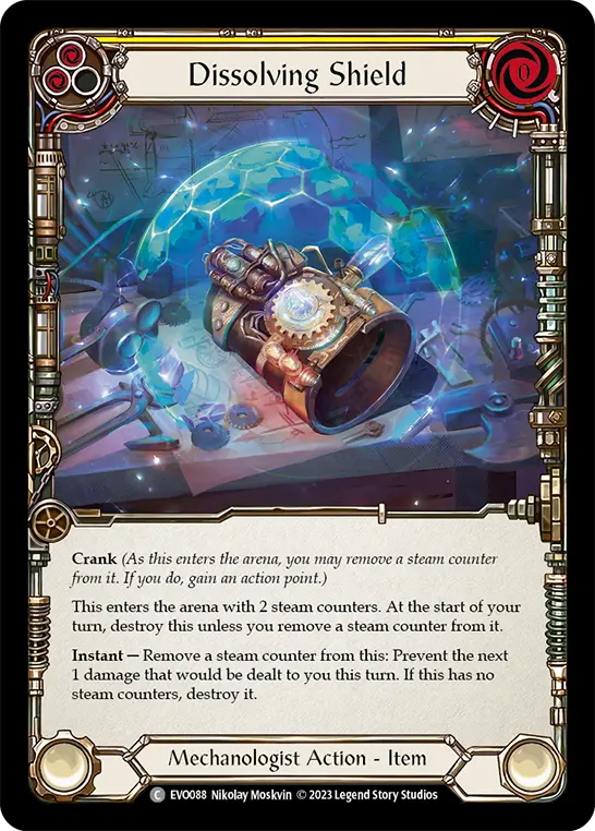 Dissolving Shield (Yellow) EVO088