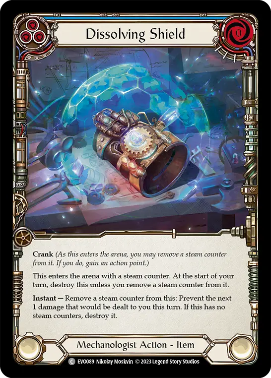 Dissolving Shield (Blue) EVO089