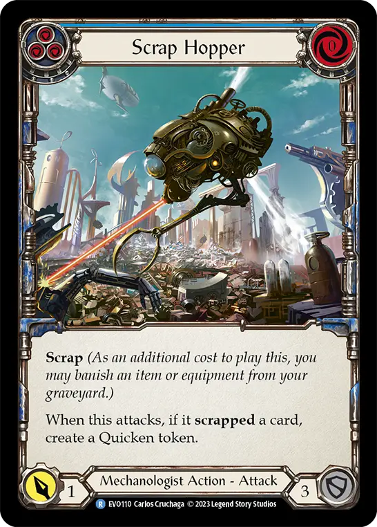 Scrap Hopper (Blue) EVO110