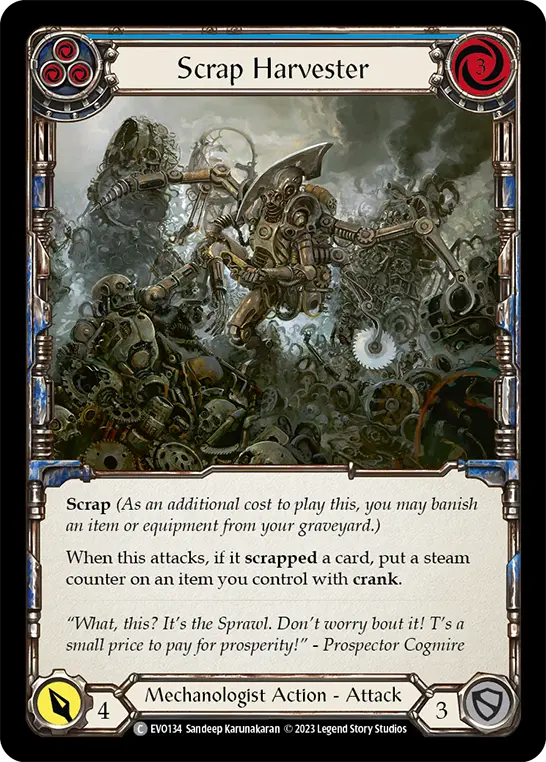 Scrap Harvester (Blue) EVO134