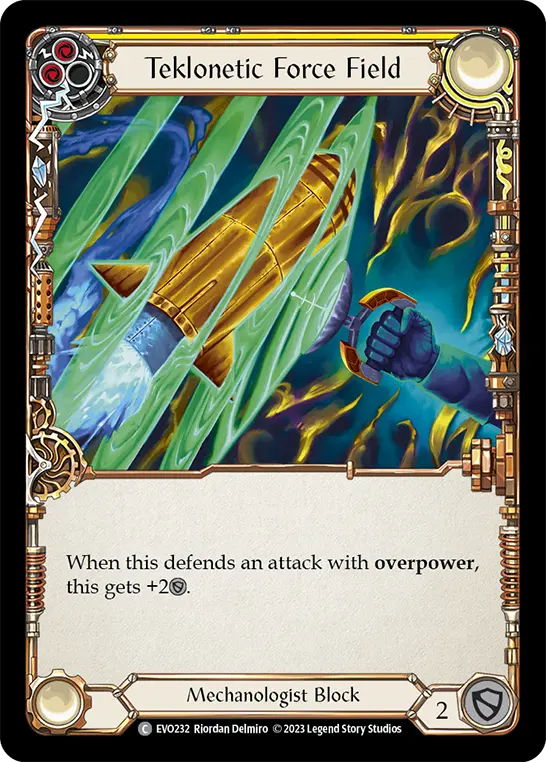 Teklonetic Force Field (Yellow) EVO232