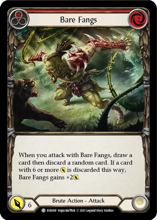 Bare Fangs (Red)