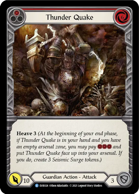 Thunder Quake (Red) EVR024
