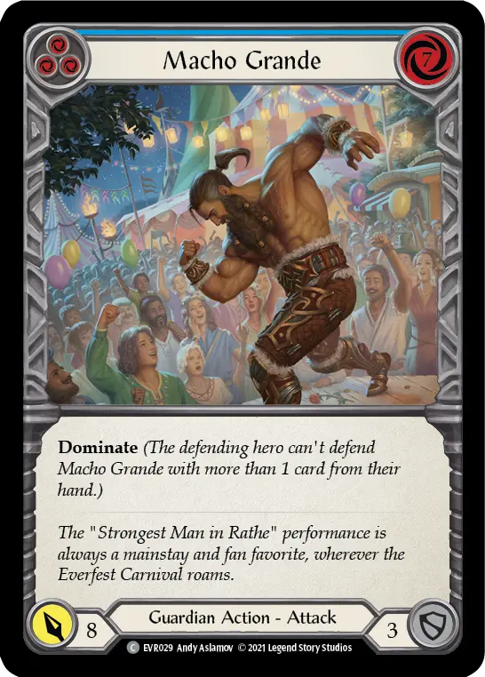 Macho Grande (Blue) EVR029