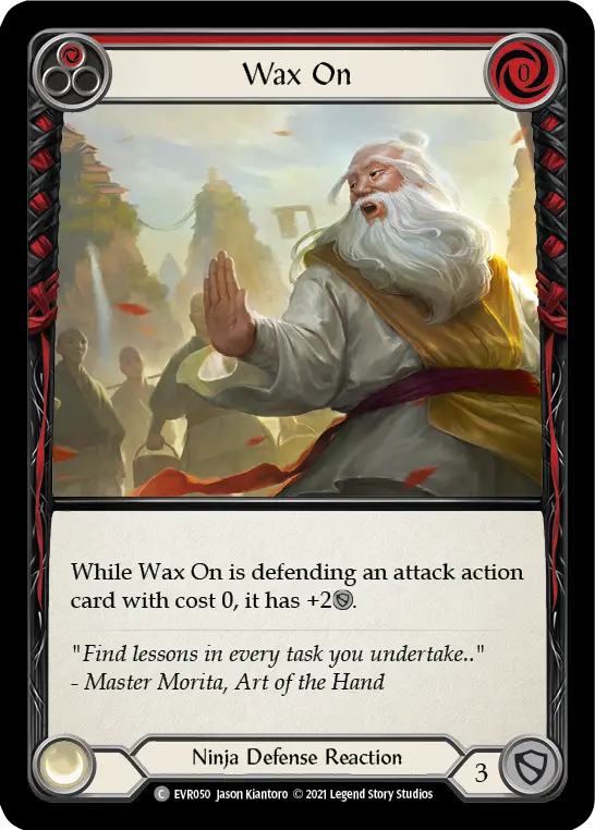 Wax On (Red)