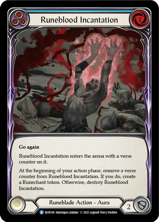 Runeblood Incantation (Blue) EVR109
