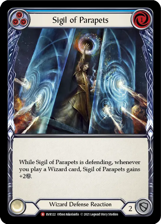 Sigil of Parapets (Blue)