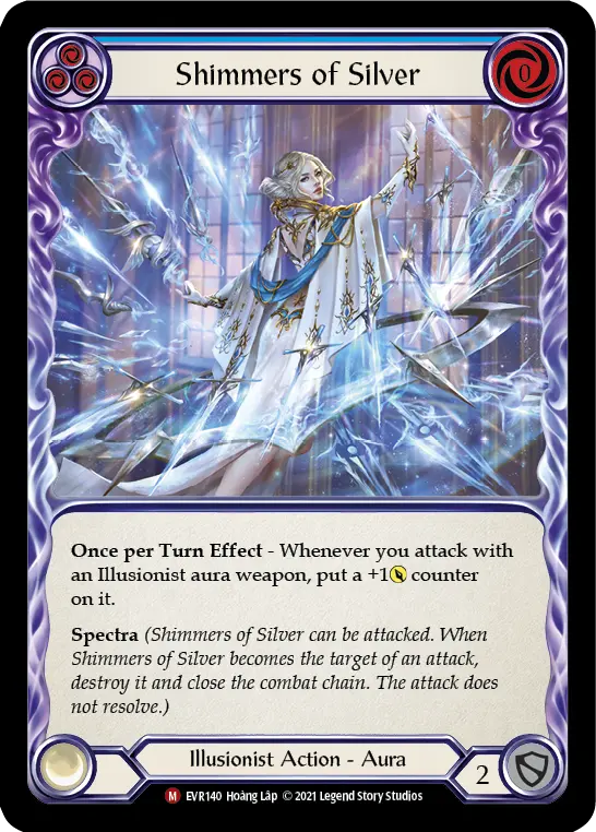 Shimmers of Silver (Blue) EVR140