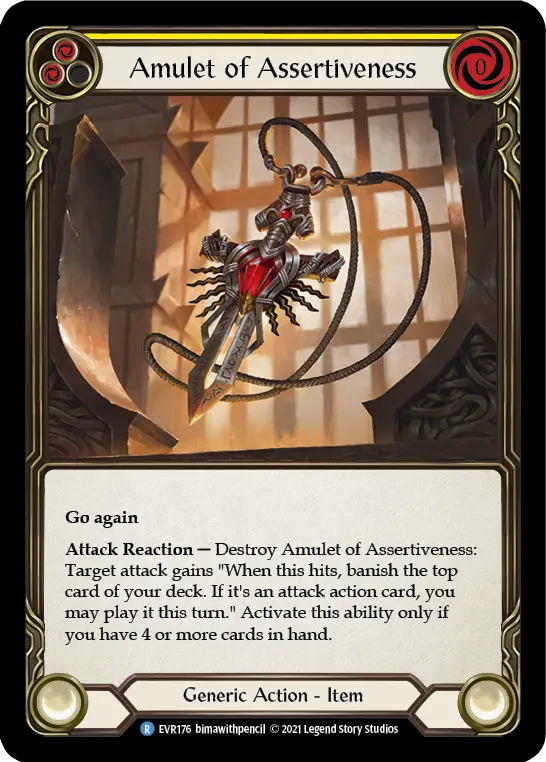 Amulet of Assertiveness (Yellow)