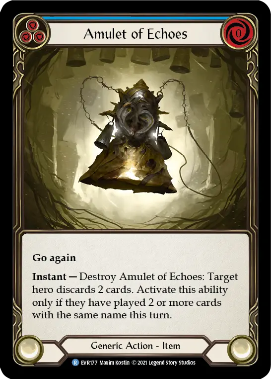 Amulet of Echoes (Blue)