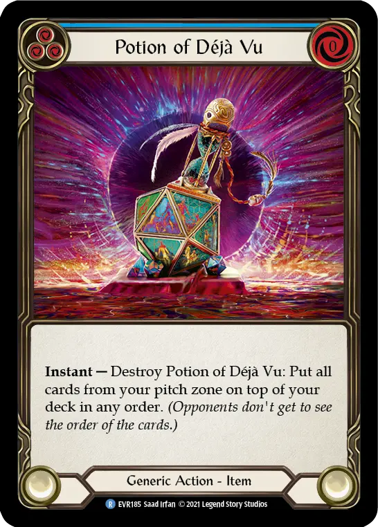 Potion of Déjà Vu (Blue)