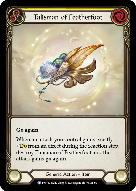 Talisman of Featherfoot (Yellow) EVR190