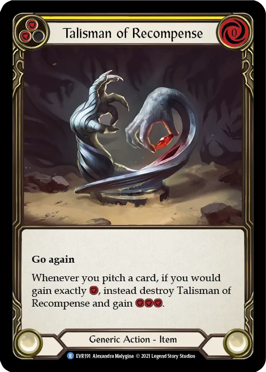 Talisman of Recompense (Yellow) EVR191