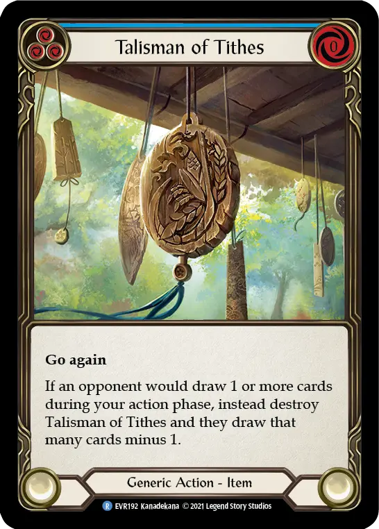 Talisman of Tithes (Blue) EVR192