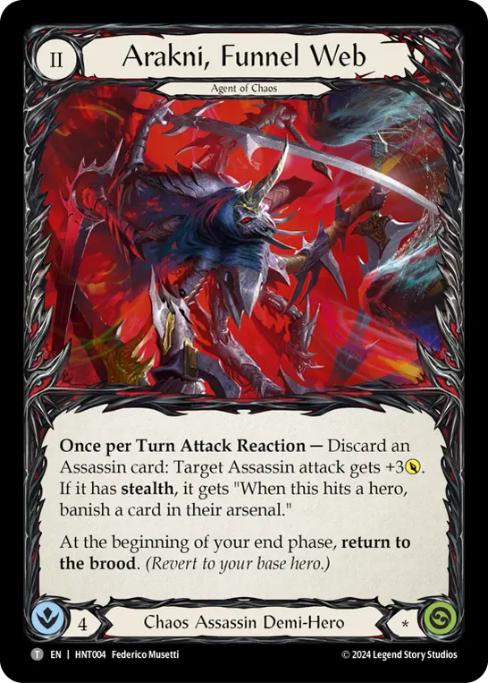 Arakni, Funnel Web HNT004